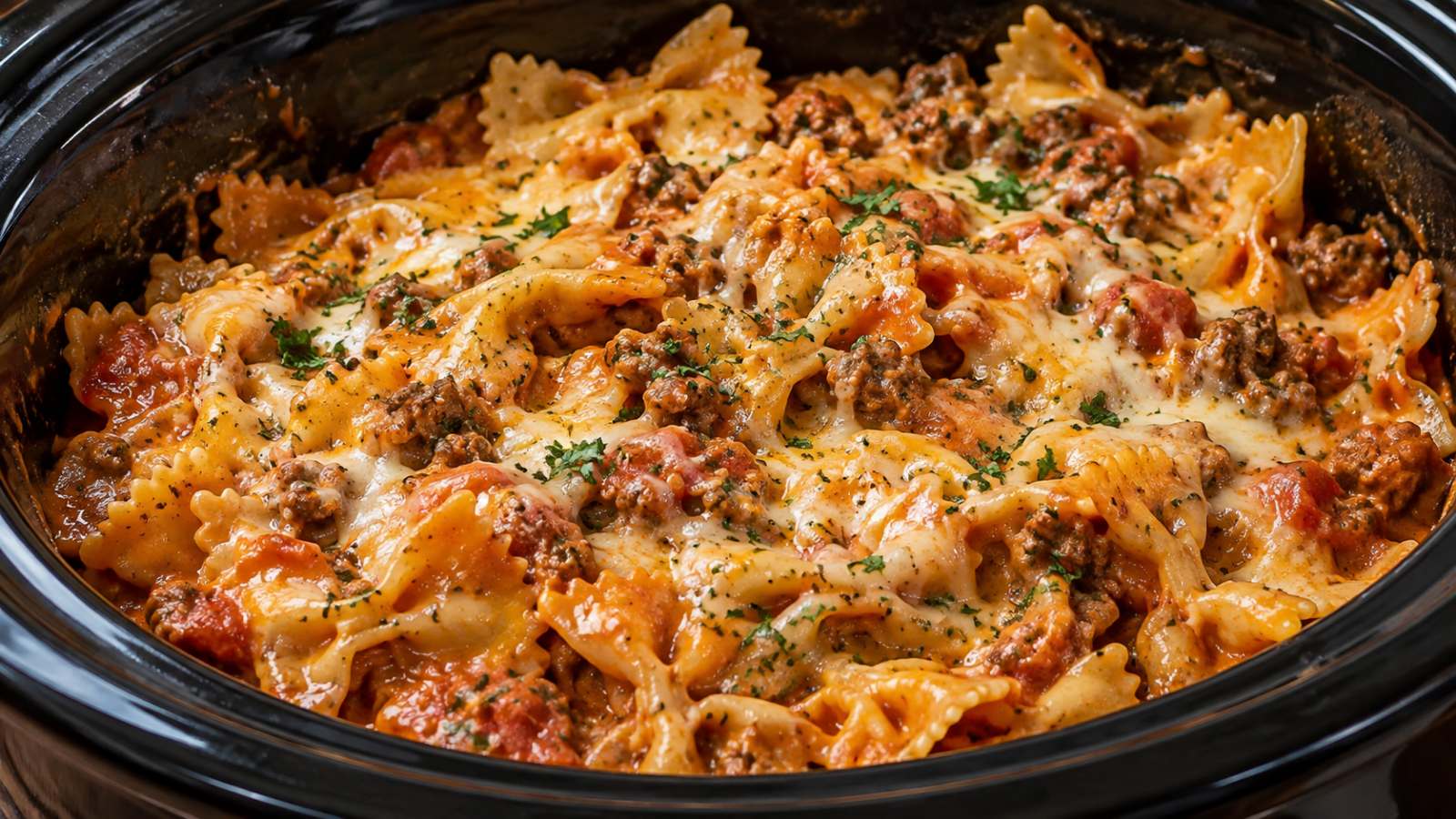 Crockpot Bowtie Casserole
