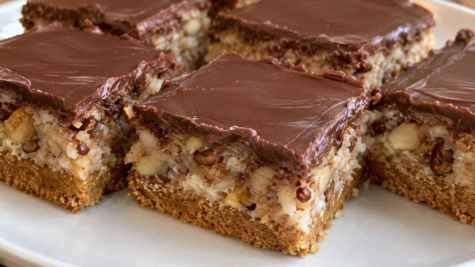 Fantasio Bars with Graham Cracker Crust